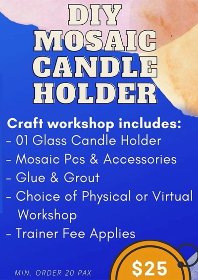 Mosaic Candle Holder