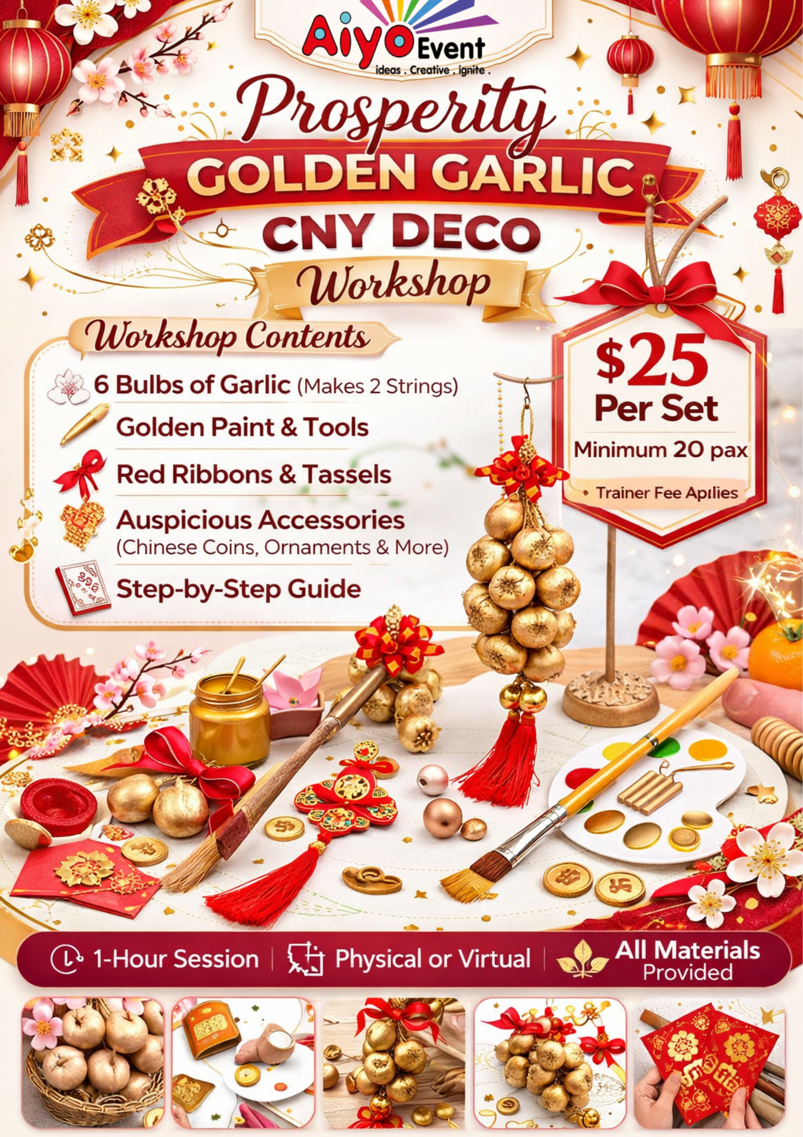 Golden Garlic CNY Deco