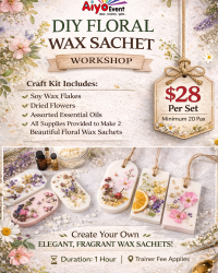 Floral Wax Sachet